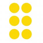 Yellow Circles - R 9 Floorsignals (90 mm Dia.) Pack of 100 426876