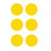 Yellow Circles - R 9 Floorsignals (90 mm Dia.) Pack of 100 426876