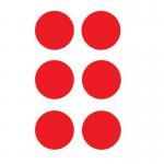 Red Circles - R 9 Floorsignals (90 mm Dia.) Pack of 100 426879