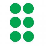 Green Circles - R 9 Floorsignals (90 mm Dia.) Pack of 100 426880