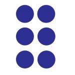 Blue Circles - R 9 Floorsignals (90 mm Dia.) Pack of 100 426881