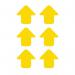 Yellow Arrows - R 9 Floorsignals (90 X 90 Mm) Pack of 100 426882