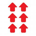 Red Arrows - R 9 Floorsignals (90 X 90 Mm) Pack of 100 426885