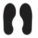 Black Footprints - R 9 Floor Signals (300 X 100 Mm) 5 Pairs 426889