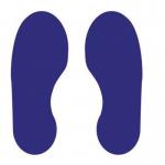 Blue Footprints - R 9 Floorsignals (300 X 100 Mm) 5 Pairs 426893