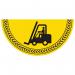 Forklift Symbol - R 9 Floor Graphic (750 X 375 Mm) 426897