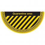 Quarantine Area - R 9 Floor Graphic (750 X 375 Mm) 426904