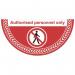 Authorised Personnel Only- R 9 Floor Graphic (750 X 375 Mm) 426906