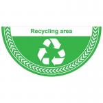 Recycling Area - R 9 Floor Graphic (750 X 375 Mm) 426909