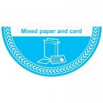 Mixed Paper and Card- R 9 Floor Graphic (750 X 375 Mm) 426912