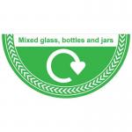Mixed Glass, Bottles Andjars - R 9 Floor Graphic (750 X 375 Mm) 426916