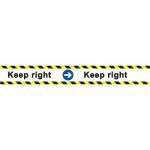 Keep Right - R 9 Floorgraphic (800 X 100 Mm) 426922