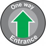 One Way Entrance -r 9 Floor Graphic (400 mm Dia.) 426927