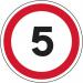 5 Mph Symbol - R 9 Floorgraphic (400 mm Dia.) 426929
