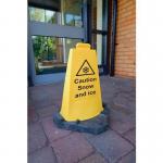 2-Sided winter hazard cone 427052