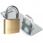 40 mm Brass Padlock + 95 mm Hasp Staple Kit 427081