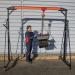 Adjustable portable steel gantry crane kit, 500kg capacity 427086