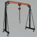 Adjustable portable steel gantry crane kit, 2000kg capacity 427088