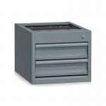 Storage Drawer Unit Grey 2 X 100 mm 427125