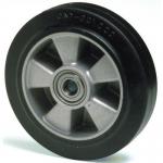 Wheel, Pallet Truck Steering, 160 Mmdia., Ball Journal Wheel Aluminium with Rubber Tyre 427194