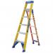 Leansafe X 3 Fibreglass, 10 Treadmulti-purpose Ladder 427213
