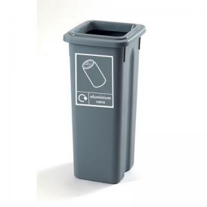 Colour coded open top recycling bin stations 427346