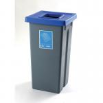 Colour coded open top recycling bin stations 427357