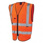 Lynton Iso 20471 Class 2 Superior, Small Orange Waistcoat 427474