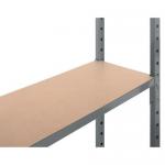 Extra shelf with chipboard cover for heavy duty tubular shelving 427648