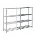 Heavy duty tubular shelving add on bay, 2500mm high 427666