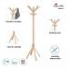 Alba Cafe Coat Stand, Light Wood 427731