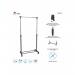 Alba Jack Telescopicclothes Rack, Black (n) 427735