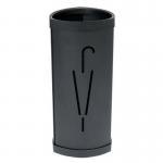 Alba Tria Umbrella Stand, Black (N) 427738
