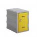 Plastic 1 Door Locker -key Operated Lock - H 450 mm - Yellow 427890