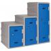 Plastic 1 Door Locker -key Operated Lock - H 900 mm - Blue 427898