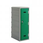 Plastic 1 Door Locker -key Operated Lock - H 900 mm - Green 427899
