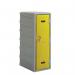 Plastic 1 Door Locker -key Operated Lock - H 900 mm - Yellow 427904