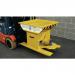 Fork lift salt spreader and gritter attachment 427935