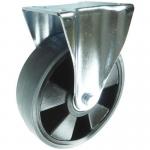 Plate Fixing Fixed Castor 100 mm Greypolyurethane Tyred Nylon Wheel Ball Journal Bearing 427963