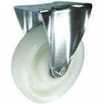 Plate Fixing Fixed Castor 200 mm Nylon Wheel Ball Journal Bearing 427979