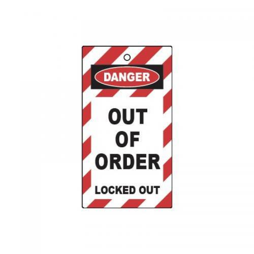 Lockout Tags - Out Oforder (double Sided 10 Pack) 428056