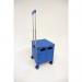 Folding box trolley with swivel wheels, capacity 35kg 428062