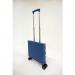 Folding box trolley with swivel wheels, capacity 35kg 428062