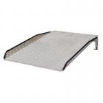 Permanent aluminium access ramp with telescopic legs 428092