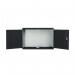 Cubio Cupboard with Perfo Backpanel - Anthracite Greywxdxh: 1050 X 325 X 700 mm Ral 70357016 428255