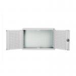 Cubio Cupboard With Perfo Backpanel Wxdxh: 1050X325X700mm Ral 7035 428256
