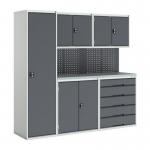 Verso Modular Workshopwith 4 X Cupboards, 1 X Cabinet 428304