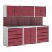 Verso Modular Workshopwith 4 X Cupboards, 2 X Cabinets 428309