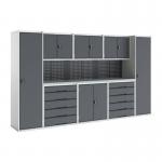 Verso Modular Workshopwith 6 X Cupboards, 2 X Cabinets 428312