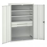 Verso Kitted Cupboardwith 4 Shelves, 2 Drawers 428315